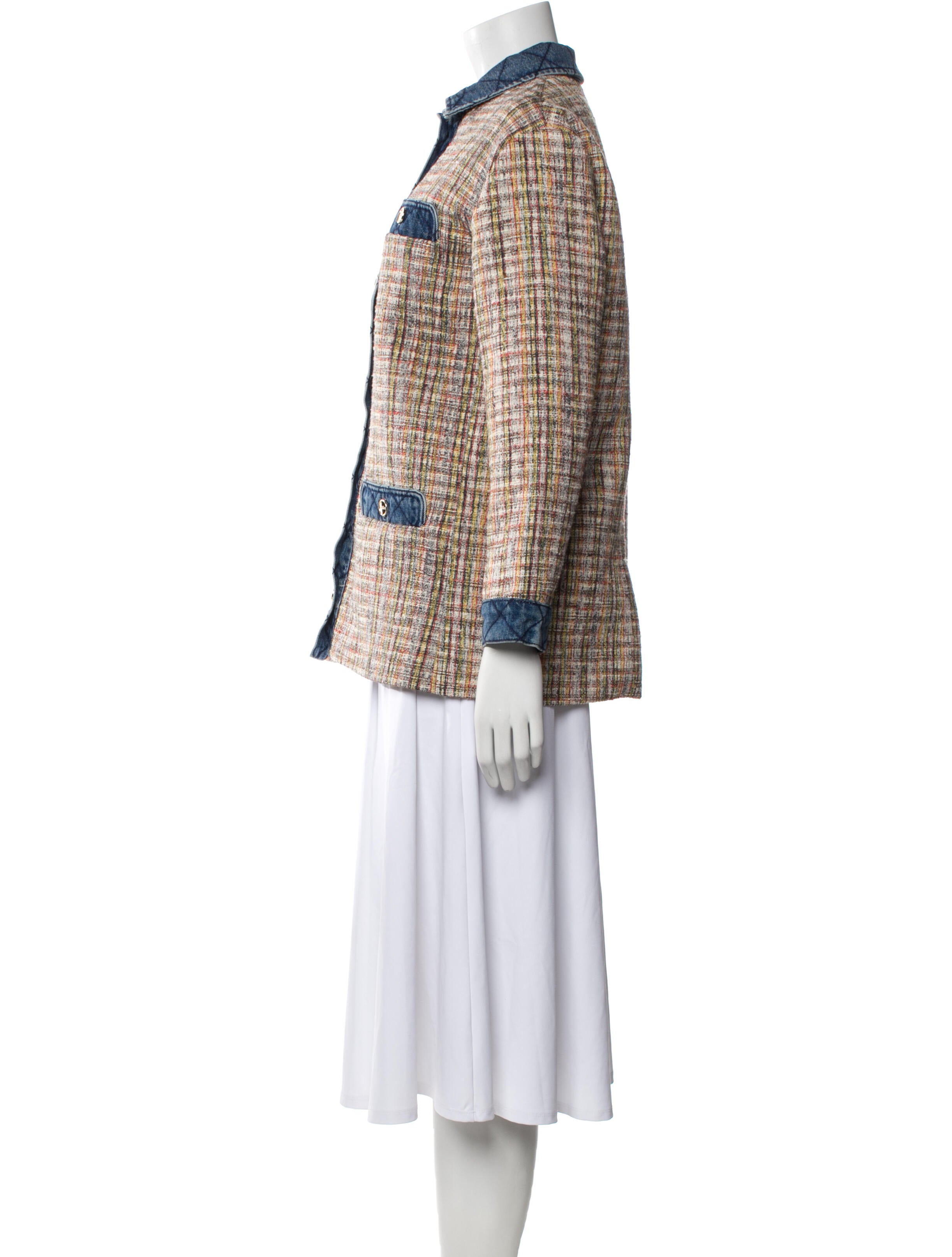 Sandro Tweed Pattern Evening Jacket